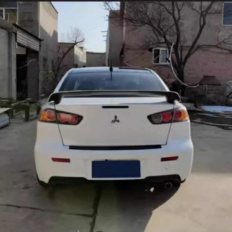For LANCER Spoiler EVO ABS Material Car Rear Wing Primer Color Rear Spoiler For Mitsubishi LANCER EVO Spoiler 2010-2014 view 3