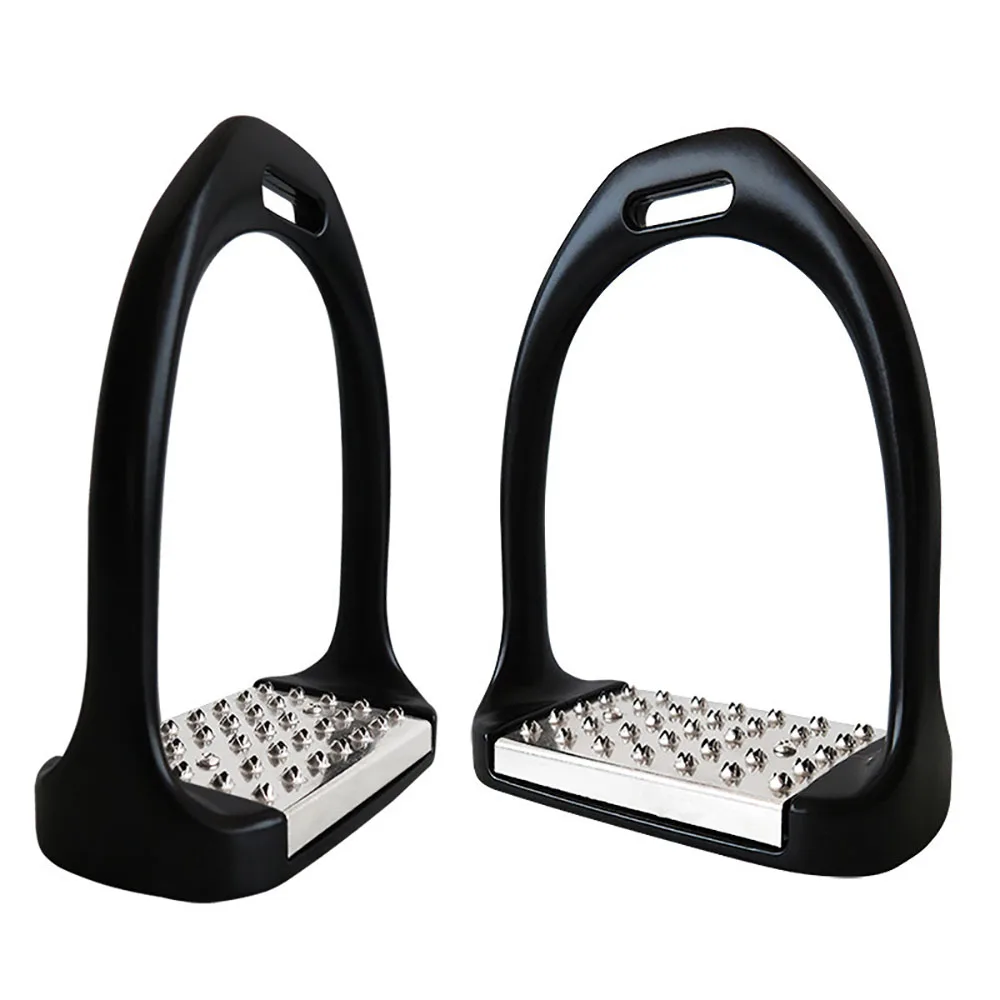 1 Pair Horse Riding Stirrup Equipment ,with Non-slip Rubber Pad Protection Saddle