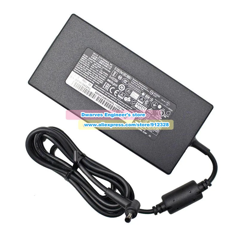 Genuine DELTA ADP-120VH D AC Adapter 20V 6A 120W Laptop Charger for MSI CF63 THIN 10SC 10SC-005FR MS-16R5 10SC-017XES 10SC-073MY