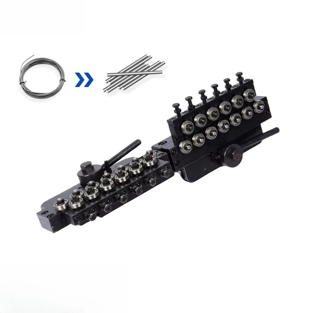 2-4MM Manual Stainless Steel Wire Hand-crank Straightening Wire Straightener Steel Plate Straightening Machine