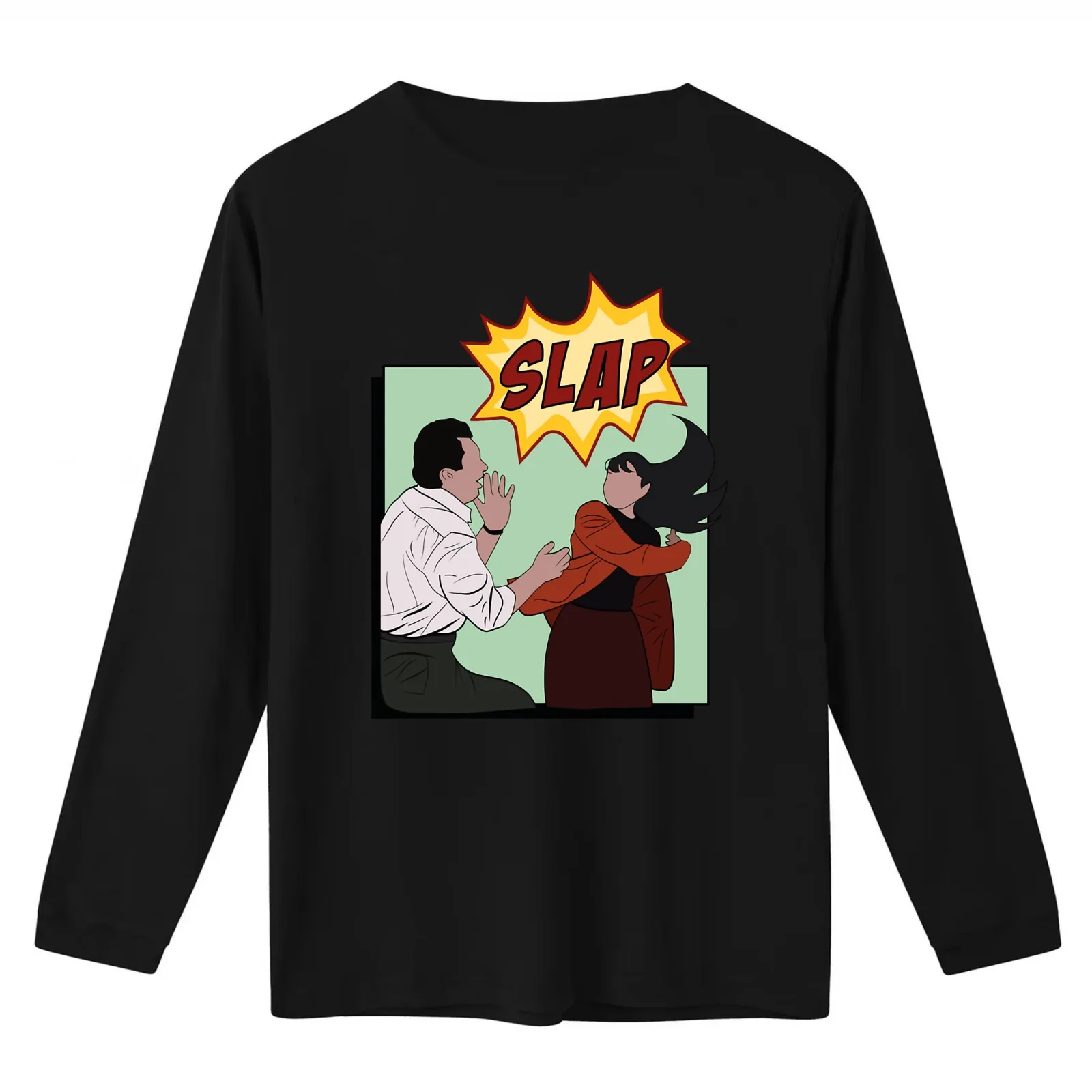 Kennedy - The slap T-Shirt Summer Casual Cotton Tee Oversized Streetwear Tops Vintage Graphic Print Loose Fit Short Sleeve
