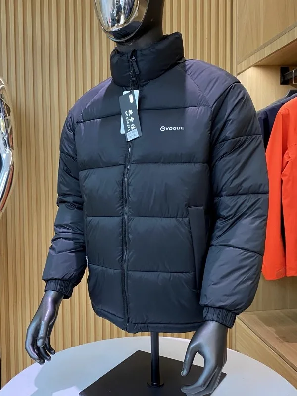 最高品質のメンズウィンタージャケット、スタンドカラー、暖かい、スリーブレッドコート、綿服、ファッショナブルな都会的なルーズフィット、ロングスリーブ...