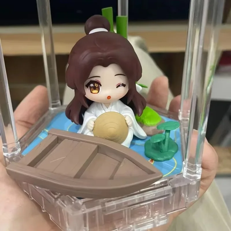 Mystery Box Heaven Official Four Season Blessing Blind Box Xie Lian Hua Cheng Action Figure Anime Figurine Doll Toy Decor Gifts