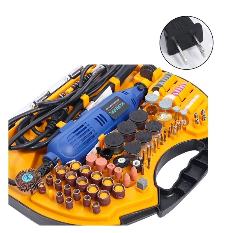 180W Rotary Tool Kit Power Rotary Tools 6 Variable Speed Electric Drill Set for Handmade Crafting Projects Creations Dropship