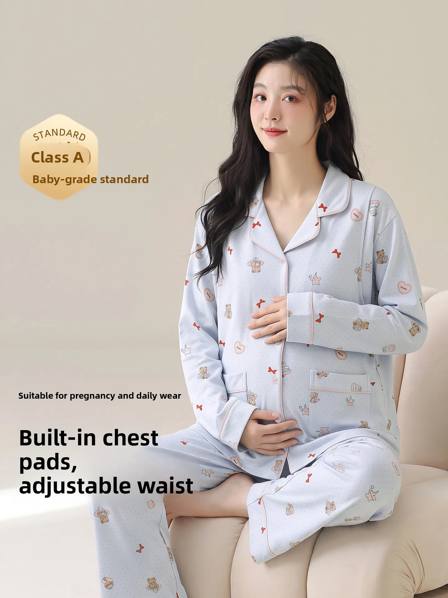 camicia-da-notte-in-puro-cotone-per-donne-in-gravidanza-con-imbottitura-sul-seno-ideale-per-il-mese-di-ottobre-confortevole-e-adatta-per-la-primavera-e-l’autunno