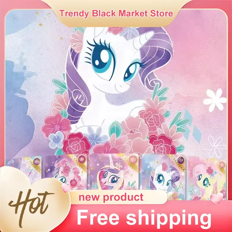 Image of 100 Stück Englische Ausgabe Kayou My Little Pony-Freundschaft für Immer Karten-Regenbogen-Edition Meer