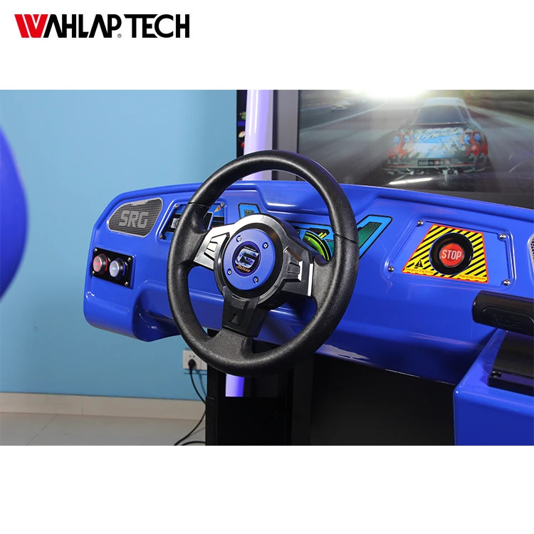 Luxury car racing simulator game machine
