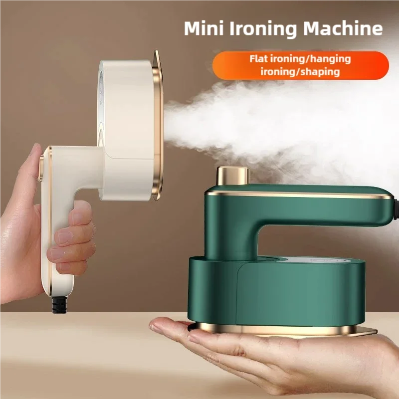 Ferro de Passar a Vapor Portátil 2 em 1, Máquina de Passar Roupas, Ferro de Passar para Viagem, Ferro de Passar para Roupas