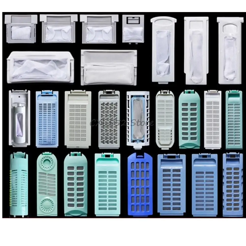 1Pc Various Washing Machine Filter Screen Accessories Washing Machine Filter Bag Case Hair Remover Accessories
