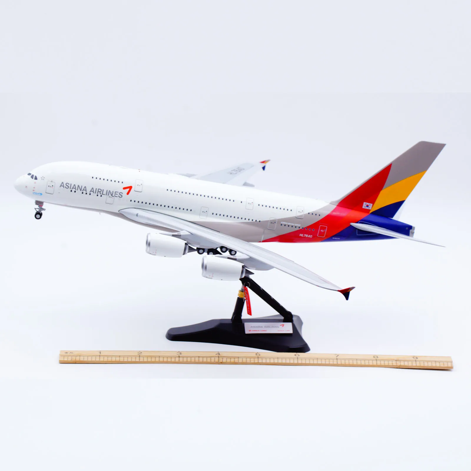 XX20060 Alloy Collectible Plane Gift JC Wings 1:200 Asiana Airlines 'StarAllianc' Airbus A380 Diecast Aircraft Jet Model HL7640