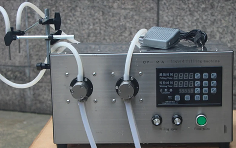 RDB-1A Pesticide Fertilizer Emulsion Chemical Reagent 502 Glue Acid Base Organic Solvent Peristaltic Pump Filling Machine