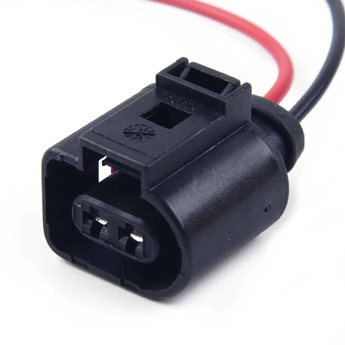 2 Pin Fog Light Lamp Wiring Plug Pigtail Connector 1J0973722 for Audi A6 Allroad Quattro VW Jetta Golf GTI MK4 Passat