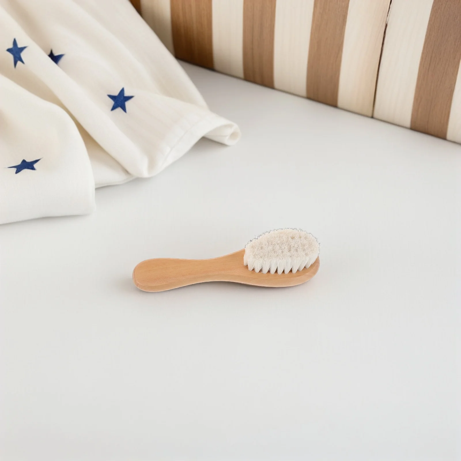 1 مجموعة فرشاة شعر الطفل مشط شعيرات صوف ناعمة لطيف مجموعة العناية بفروة الرأس الوليد الصغار بنين بنات فرشاة شعر مجموعة فرشاة أطفال #1