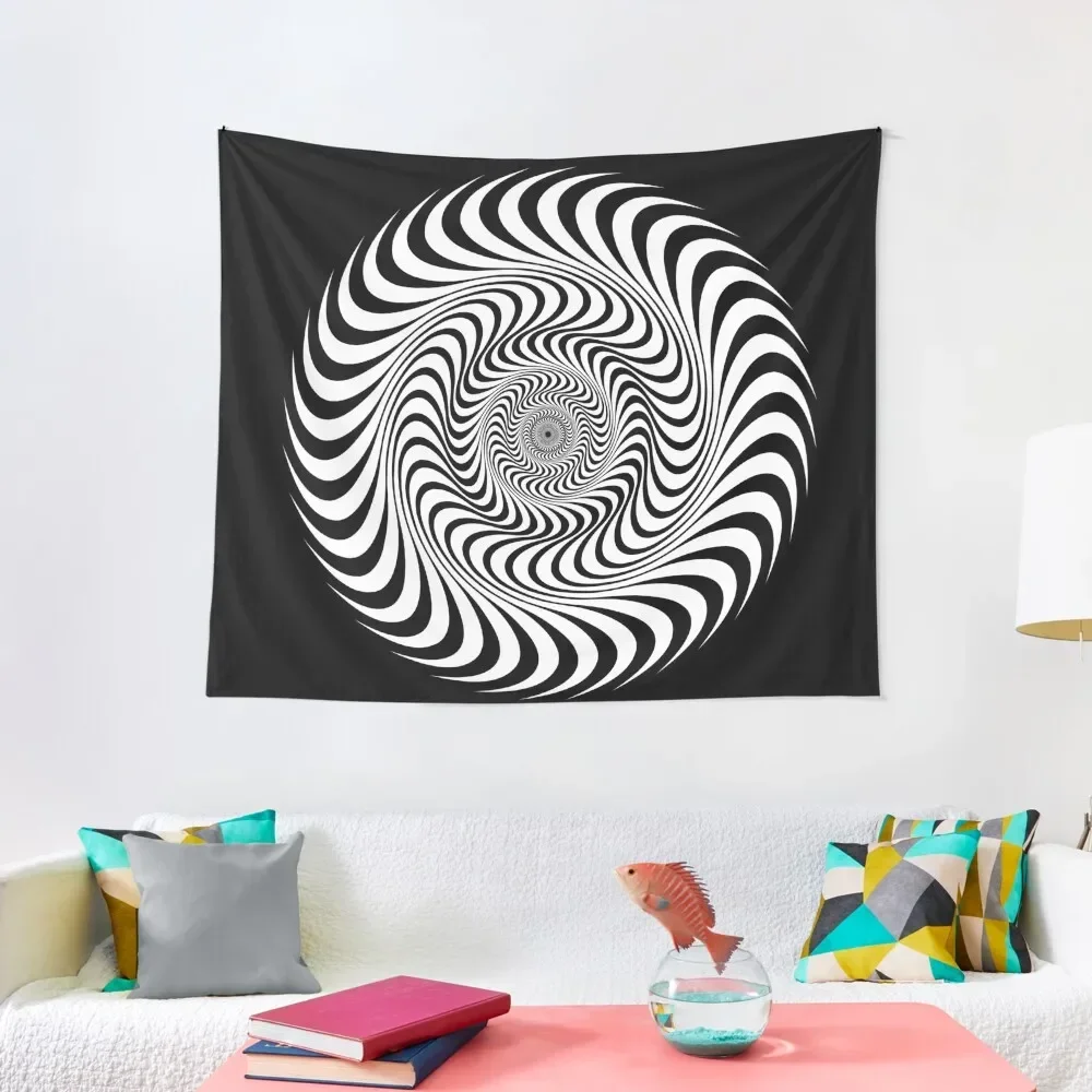 23FA016 - Tekno 23 spiral art Tapestry Bed Room Decoration Decorative Wall Murals Decoration Room Aesthetics For Room Tapestry