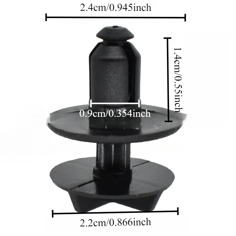 5/10/15/20Pcs Nylon Cowl Panel Battery Cover Retainer Clips Fasteners For Land Rover Range Rover Discovery Sport