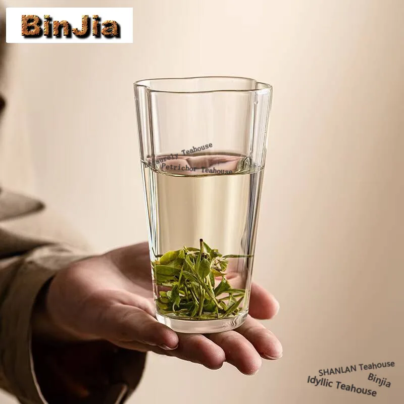 160ml High Borosilicate Glass Handmade Master Cup Household Heat Resistant Glass Milk Cup Elegant Tea Pair Smelling Cup Teaware