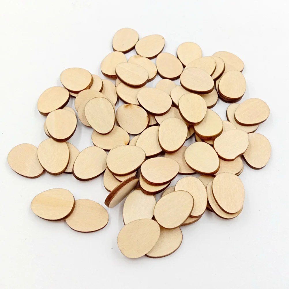 

10Pcs 120Mm Wooden Egg Shape Cutouts for Signs Tags Ornaments Nursery Projects DIY Wood Cutouts Unfinished Wood Ornaments