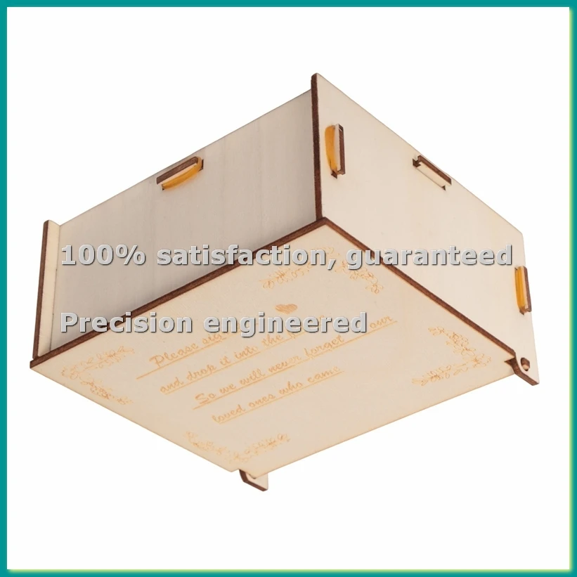White Wedding Guest Book Alternative for 40 Guests to 200 Guests, Drop Wooden Butterfly Frame with Small Butterflies-A46I