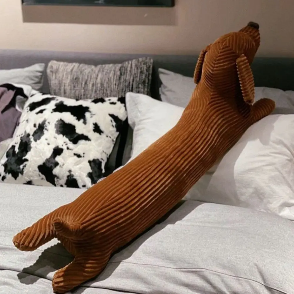 Britse pluche voor bank decoratie kerstcadeau teckel hond kussen kussen pluche pop woondecoratie