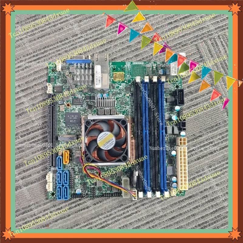 Supermicro X10SDV-4C-TLN2F Mini ITX Motherboard Xeon D-1521 Dual 10GbE LAN Port IPMI for NAS Server