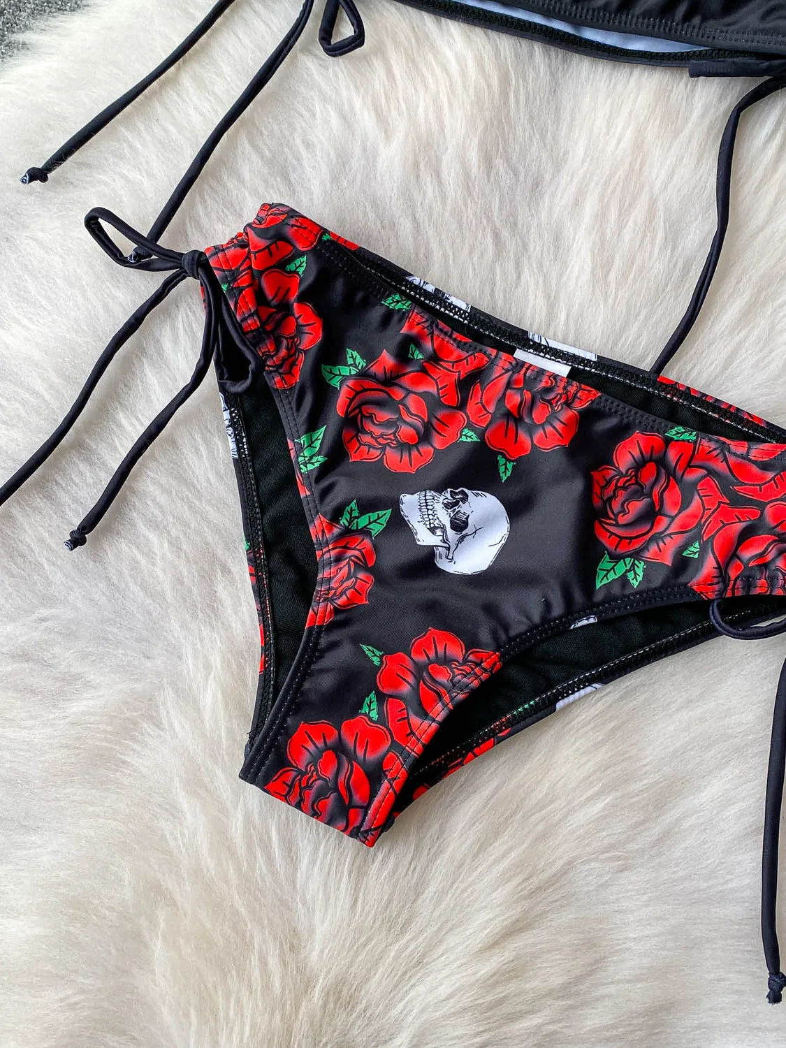 

Trendy ort round Ne Swimsuit Set for Girls High Waist e Bot Dstring Design Anti-Wrinkle Summer Faion