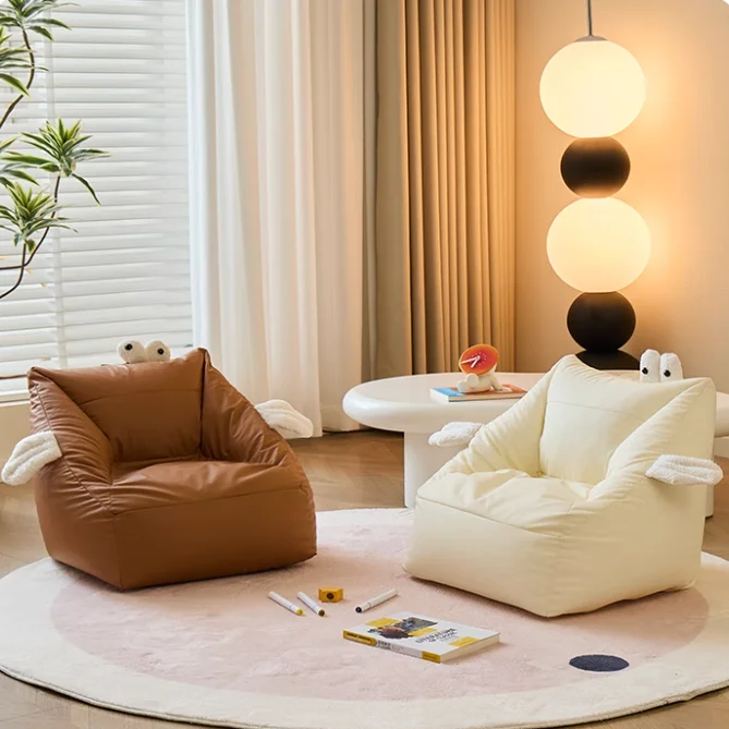 Simple Modern Bean Bag Sofas Recliner With Sleep Recamera Lounge Bean Bag Sofas Individual Relleno Para Puff Patio Furniture