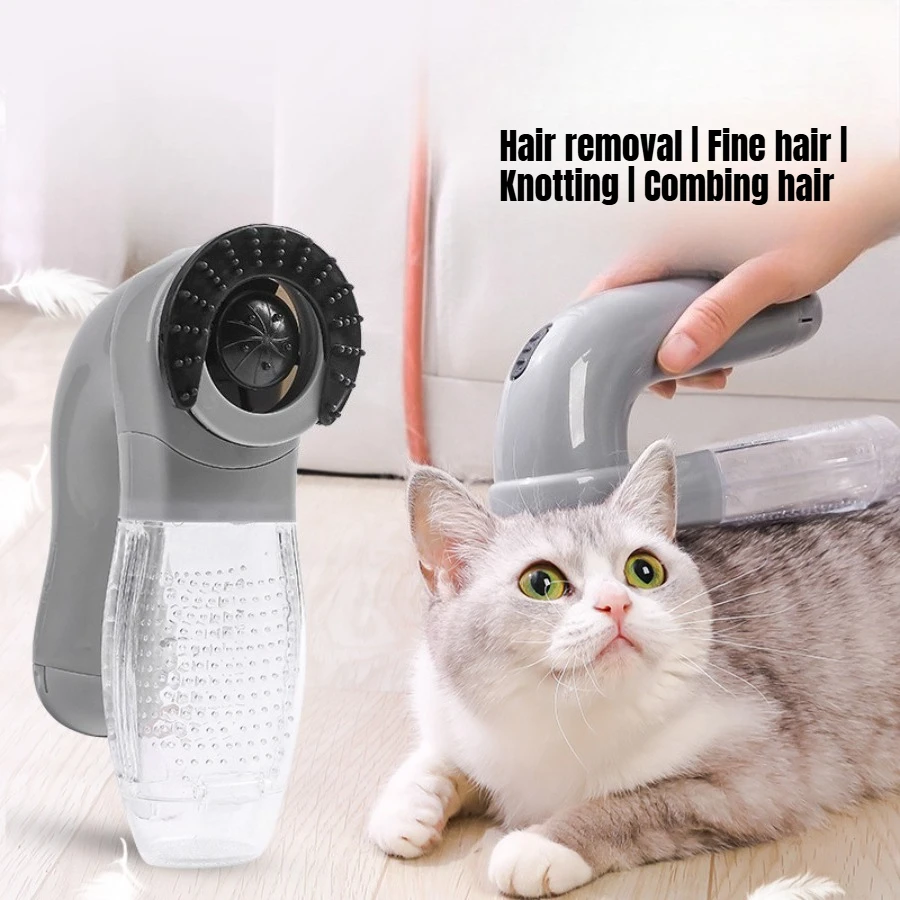 Household Electric Pet Hair Suction Small Portable Pet Massage Cleaning Vacuum Cleaner Universal for Cats and Dogs