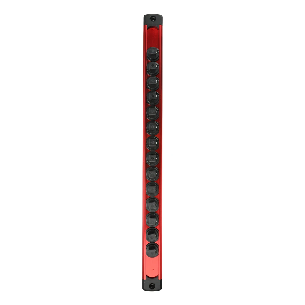 1 Stück 360 ° Schwenkbarer magnetischer Steckdosen-Organizer, 1/4 3/8 1/2 Zoll, Steckdosen-Clip, Schienenhalter, Steckdosen-Rack-Tablett, Handwerkzeuge, Blau, Rot ﻿ – Detail 25