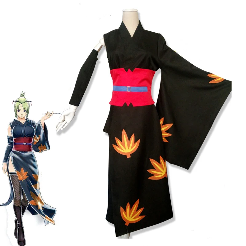 

Anime Gintama Tsukuyo Cosplay Costumes Japanese Kimono Women Fancy Suit Halloween Carnival Uniforms Custom Made