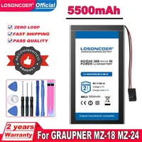Top Brand 100% New 5500mAh Battery For GRAUPNER MZ-18 MZ-24 Model Aircraft Remote Controller Accumulator AKKU Batteries