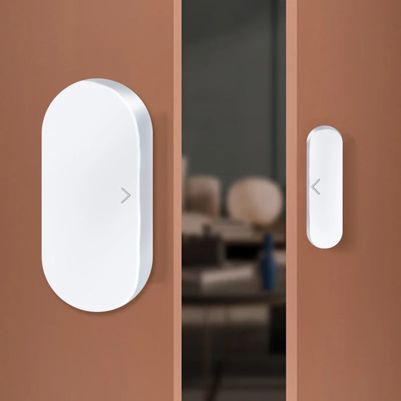 Sensore per porte e finestre Zigbee 3.0 magnete per porte ultra-bassa potenza Z2M HA supporta HomeAssistant-ZDOOR02 Batteria a bottone Smart Home