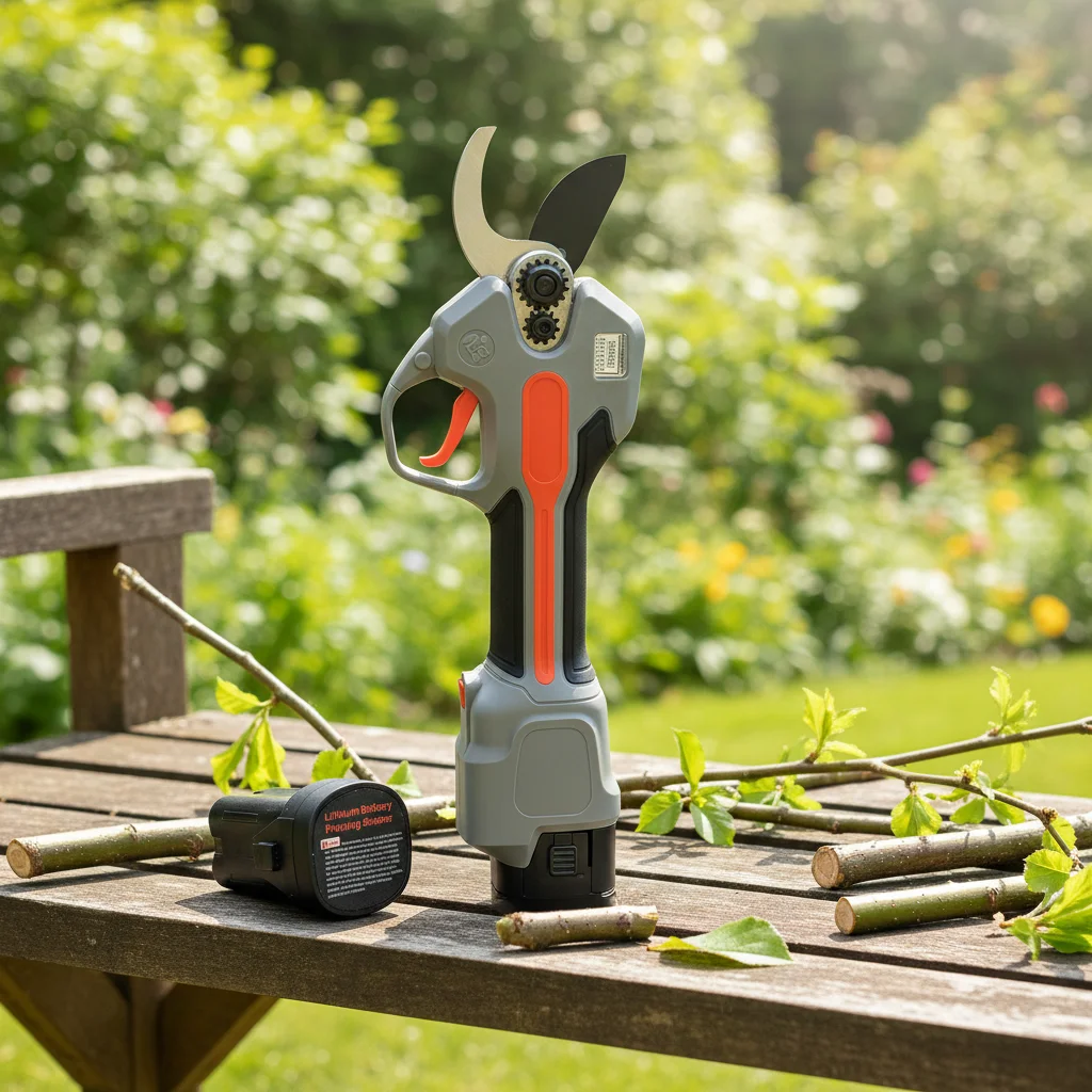 

Cordless Brushless Motor Pruning Scissors Electric Garden Pruner For Wood Cutting & Tree Trimming