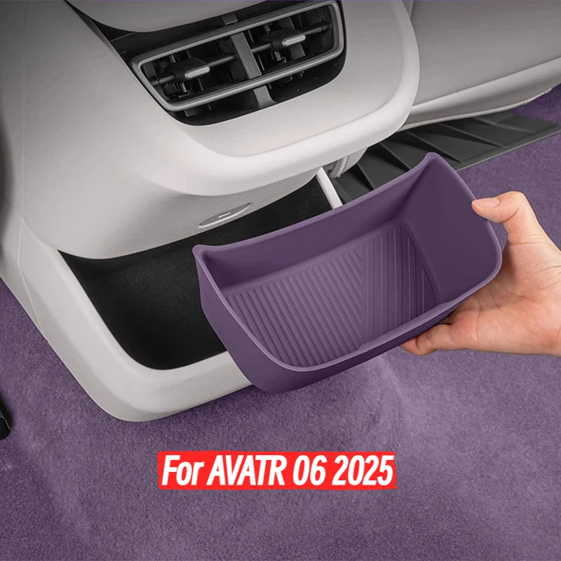 For AVATR 06 2025 Rear Air Outlet Storage Pad Mat Silicone Storage Box Interior Styling Modified Accessories