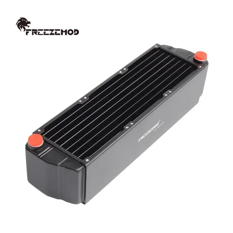 مشعاع تبريد مياه الخادم 80X3X4، مبادل حراري من الألومنيوم سمك 65 مم 3 طبقات قناة مياه من النوع 'Z'