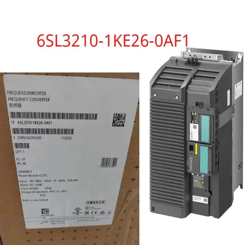 

6SL3210-1KE26-0AF1 Совершенно новый преобразователь SINAMICS G120C, RATED POWER FSD 30,0 кВт 6SL3210 1KE26 0AF1