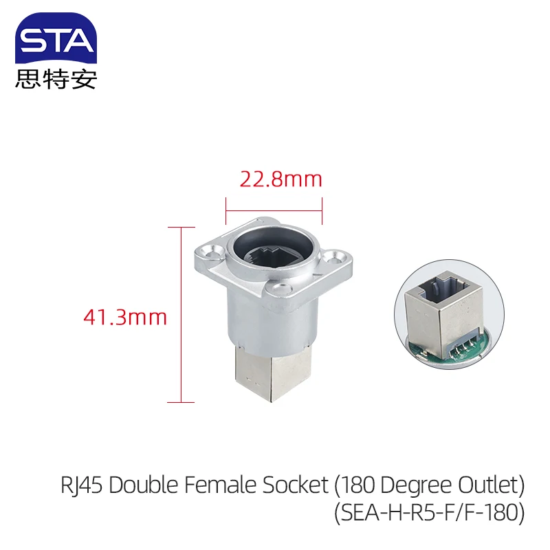 YT IP67 Waterproof CAT5E CAT6 Ethernet RJ45 8P8C Metal PC Male Ethercon Plug Socket Circular Signal Cable Connector 10PCS