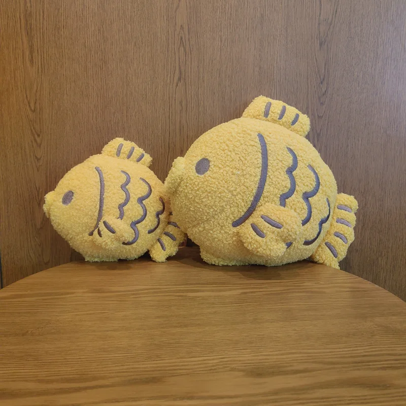 22/32/42cm Kawaii Taiyaki Plush Toy Animals Plushie Throw Pillow Fish Doll Cute Fish Plush Pillow Cushion Girl Holiday Gift