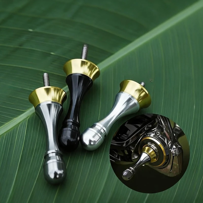 Fishing Reel Aluminium Alloy Balance Handle Stabilizer Lightweight LINNHUE Stand Reel Fishing Accessories Replacement