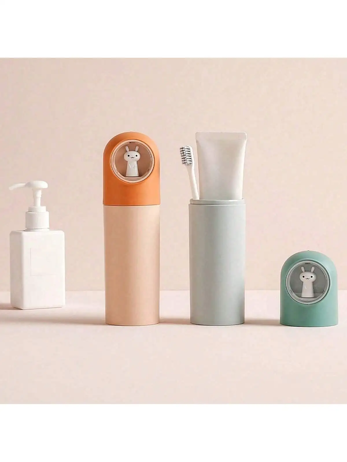 1pc Portable Toothbrush Box,Travel Toothbrush Case With Cover, Portable Toothbrush Holder For Home And Travel