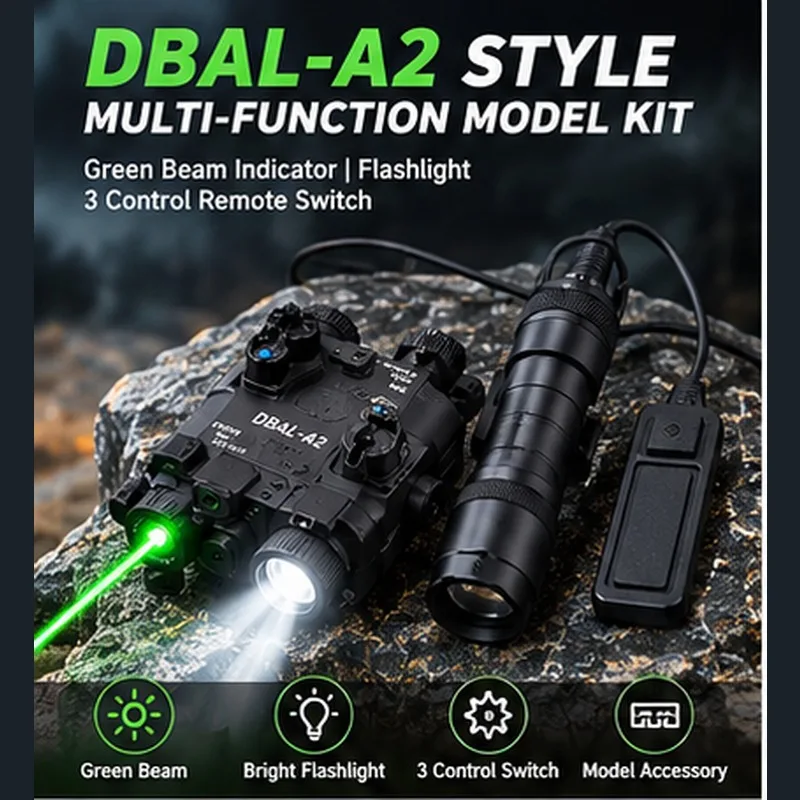 Multi Function DBAL-A2 Model Accessory Kit Built-in Green Beam Flashlight with Control Switch