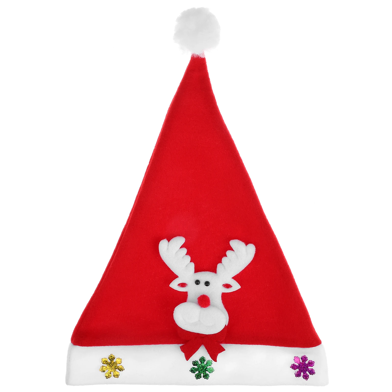 

Light up Kids Christmas Hat Toddler Santa Hats for Boys Girls Warm Cute Holiday Party Xmas Festival Bulk GlowHat