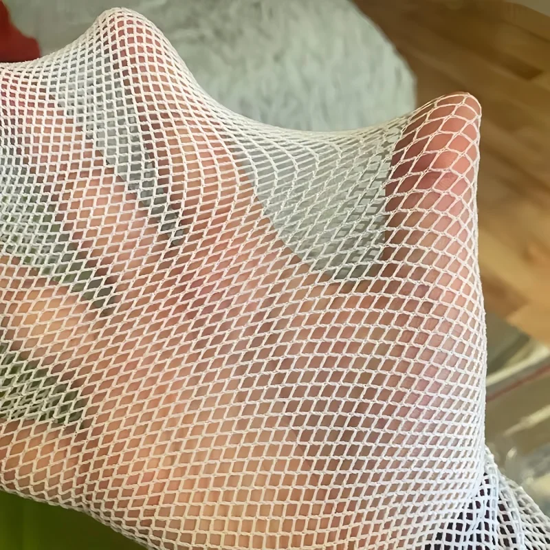 Sommer Frauen Sexy Weiß Fishnet Strumpf Hohe Taille Lolita Eng Stricken Aushöhlen Strumpfhosen Mesh Dessous Cosplay Zubehör – Detail 13