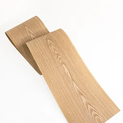20*250cm Natural Chinese Ash Wood Veneer Sheet, Woodcraft Veneer Roll for Restoration of Furniture, Tabletop and Stereo Speakers