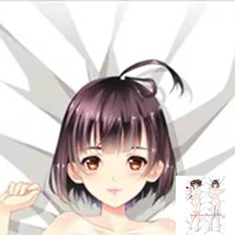 

Dakimakura Anime Mumei Double-sided Pillow Cover Print Life-size body pillows cover Adult pillowcase 2024