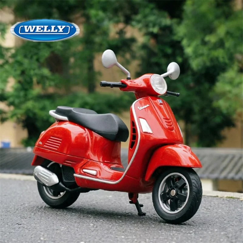 

WELLY 1:18 Vespa 1970 150CC 1953 125CC Alloy Classic Leisure Motorcycle Model Diecast Metal Street Motorcycle Model Kid Toy Gift