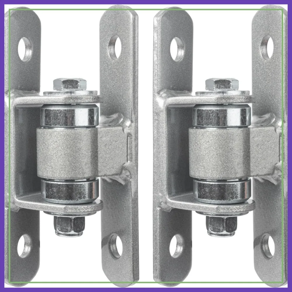 

Heavy Duty Bolt on Sealed Bearing Gate Hinges for Large Driveway Gates Up to 1100 lbs, Adjustable Yoke Pivot, Pair