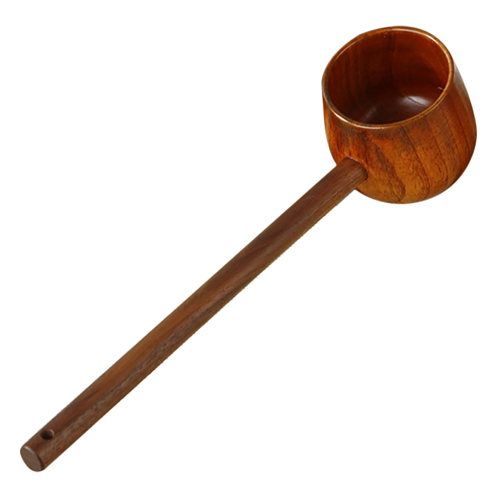 

Wood Water Ladle Long Handle Ergonomic Handle Wine Serving Spoon Kitchen Scoop Tea Ceremony Accessory Wood Water Ladle