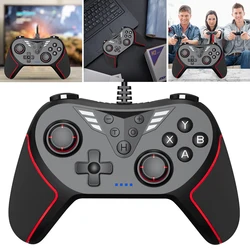 USB Wired Game Controller with Vibration Gamepad Joystick Wired Gamepad 2m Cable for Nintendo Switch Game Console PC Windows