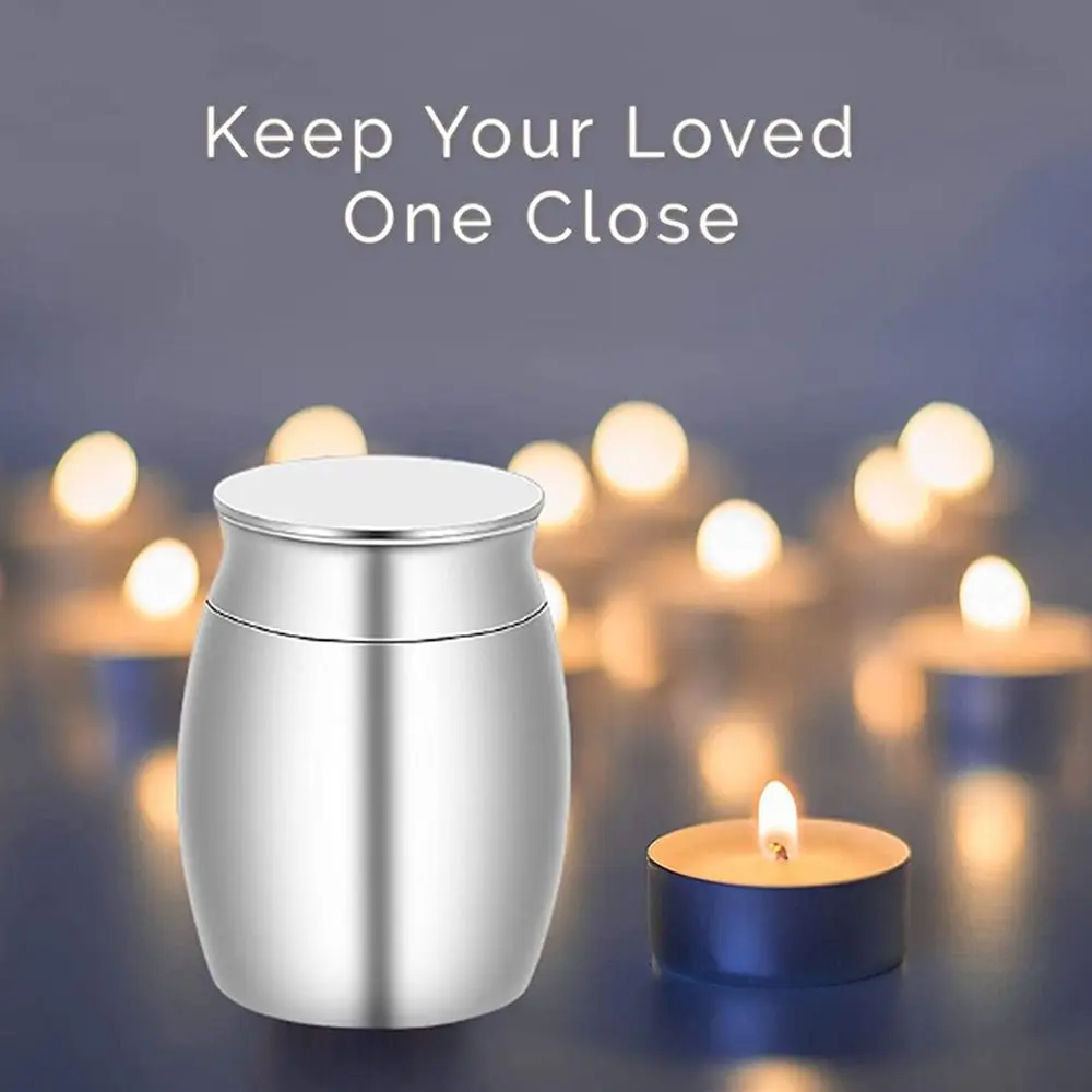 

40X30mm Pet Ashes Storage Box Mini Moisture Proof Dog Cat Cremation Urns Creative Waterproof Memento Burial Holder