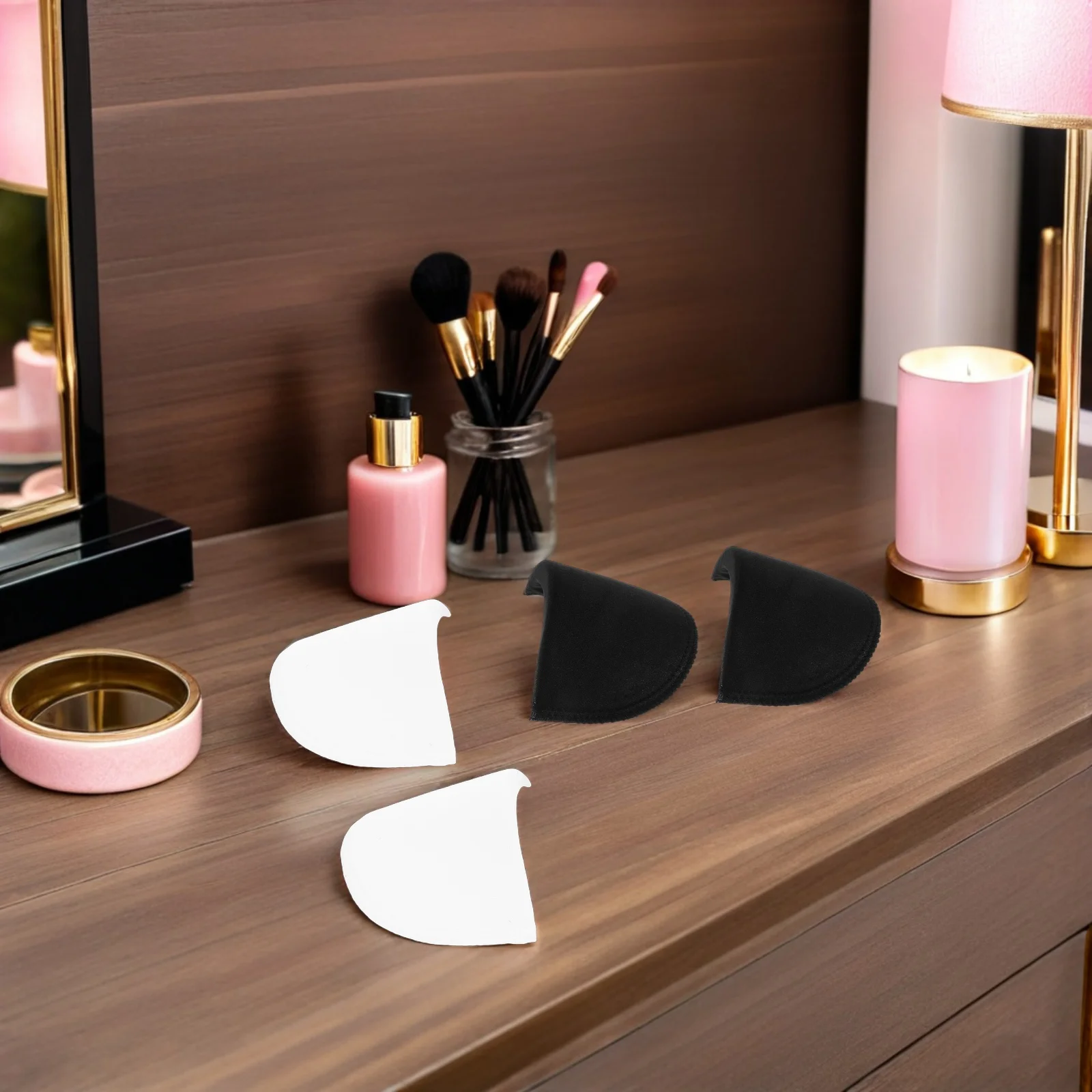 

10 Pairs Soft Sponge Shoulder Pads For Suit Dress Invisible Removable Inserts Enhance Shoulders Straight Silhouette Replacement